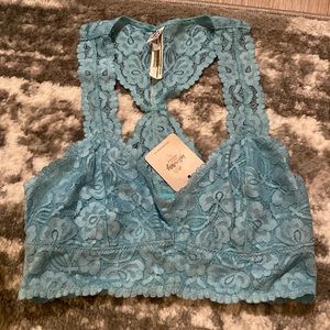 Free People Blue Bralet!! Never worn